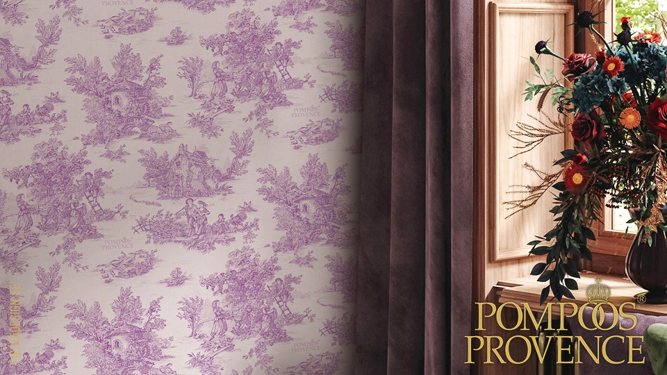 Tapeet Glööckler Pompöös Provence (Marburg Wallcoverings)