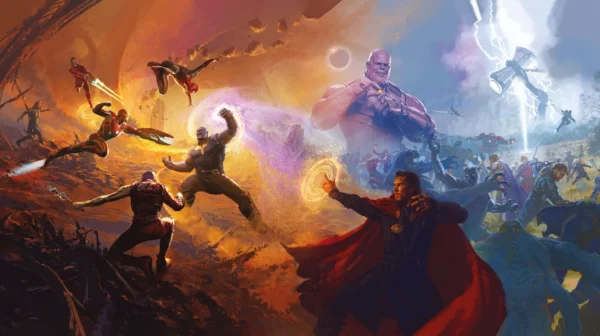 Fototapeet Komar IADX10-076 - Avengers Epic Battles Two Worlds