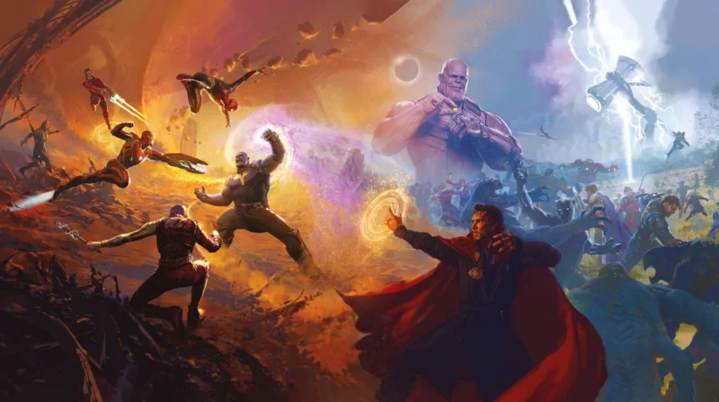 Fototapeet Avengers Epic Battles Two Worlds, Komar IADX10-076