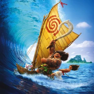Fototapeet Moana Ride the Wave, Komar IADX4-010
