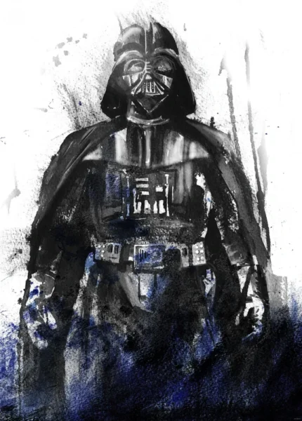 Fototapeet Komar IADX4-017 - Star Wars Watercolor Vader