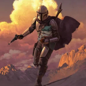 Fototapeet Mandalorian Escape, Komar IADX4-020