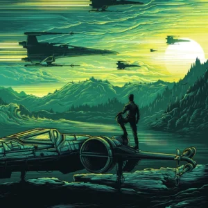 Fototapeet Star Wars X-Wing Assault Takodana, Komar IADX4-028