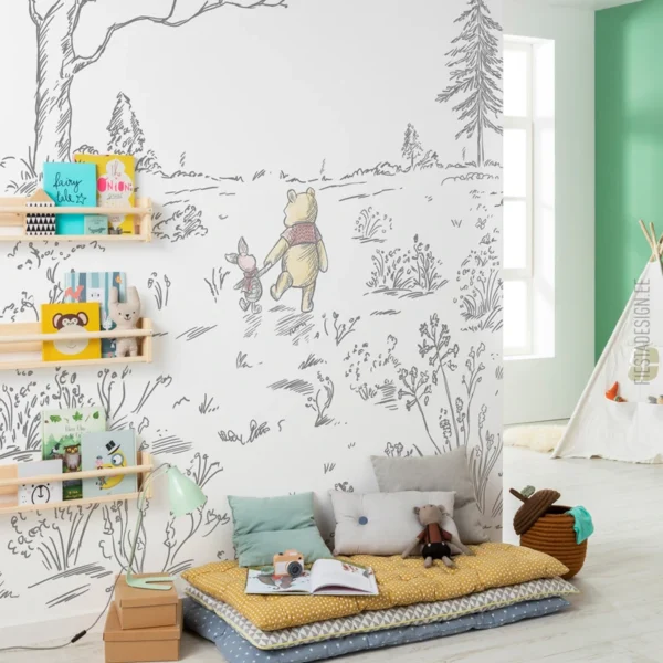 Fototapeet Winnie the Pooh Walk, Komar IADX4-043