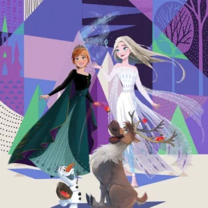 Fototapeet Frozen Abstract Arendelle, Komar IADX4-059