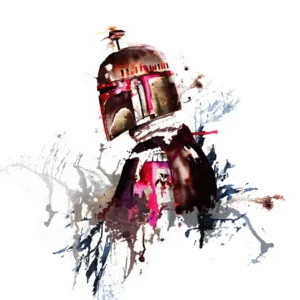 Fototapeet Star Wars Watercolor Boba Fett, Komar IADX5-021
