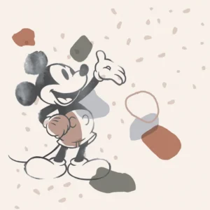 Fototapeet Mickey Organic Shapes, Komar IADX5-045
