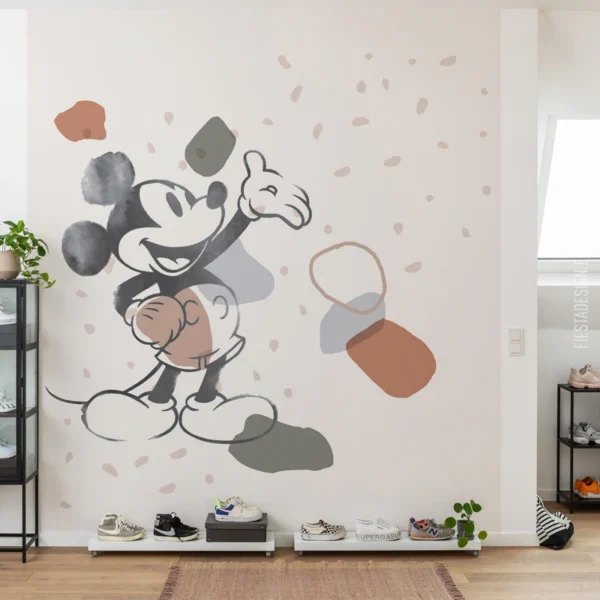Fototapeet Mickey Organic Shapes, Komar IADX5-045
