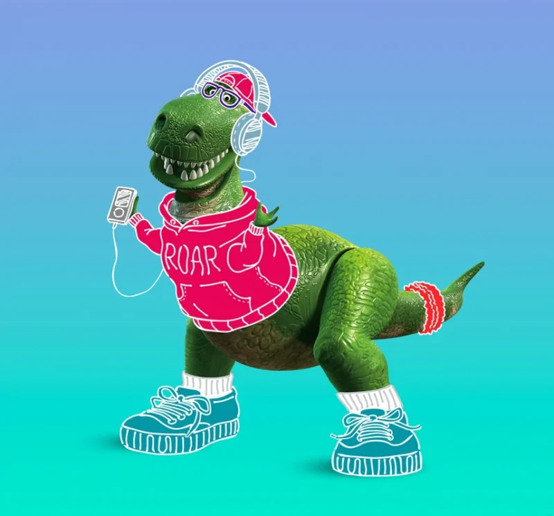 Fototapeet Toy Story Roar, Komar IADX6-030