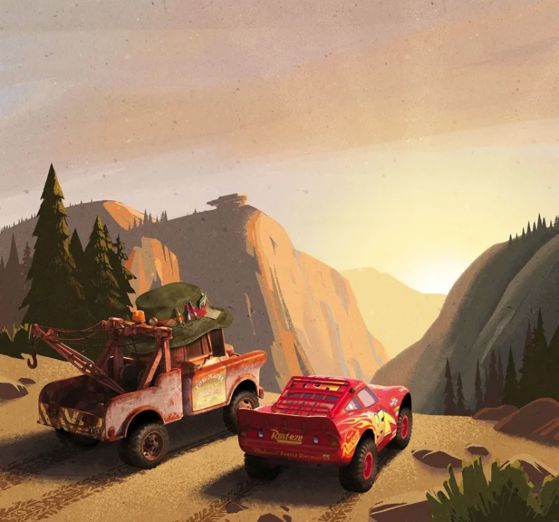 Fototapeet Cars Sundown, Komar IADX6-032