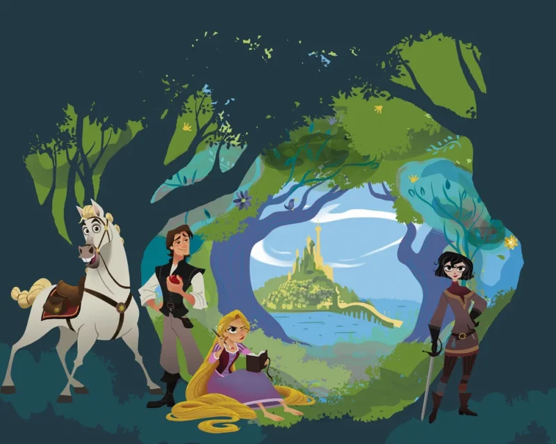 Fototapeet Tangled, Komar IADX7-001