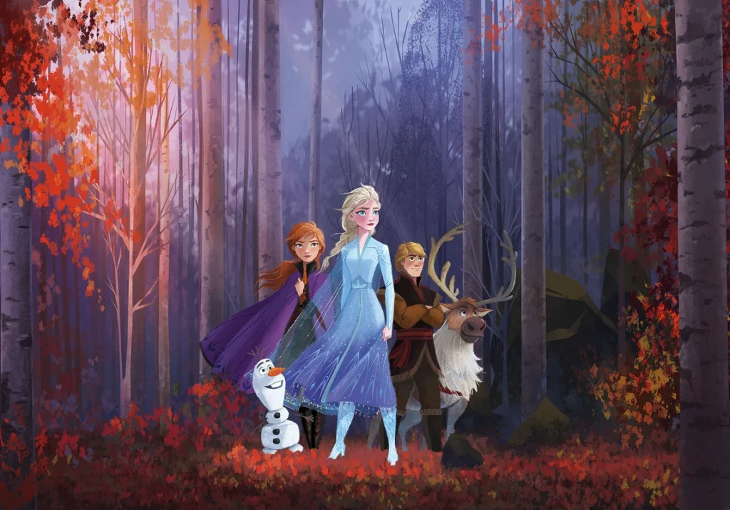 Fototapeet Frozen Autumn Glade, Komar IADX8-005