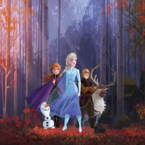 Fototapeet Frozen Autumn Glade, Komar IADX8-005