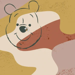 Fototapeet Winnie the Pooh Bee, Komar IADX8-049