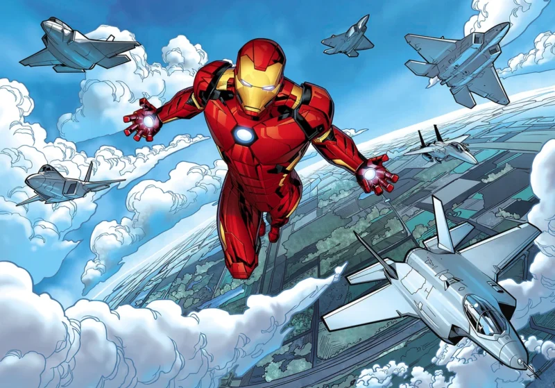 Фотообои Iron Man Flight, Komar IADX8-062