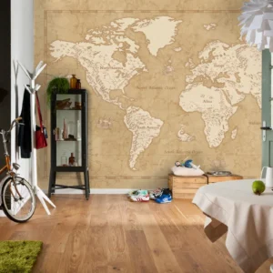 Fototapeet Vintage World Map, Komar IAX10-0027
