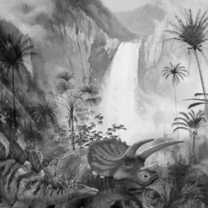 Фотообои Jurassic Waterfall, Komar IAX4-0020