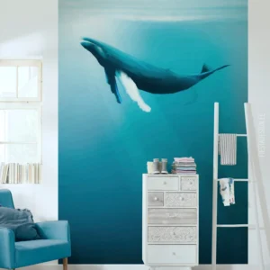 Fototapeet Artsy Humpback Whale, Komar IAX4-0045