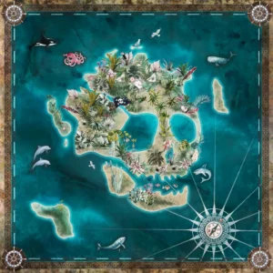 Fototapeet Skull Island, Komar IAX5-0024