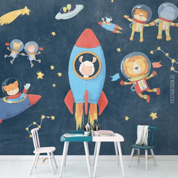 Fototapeet Friends in Space, Komar IAX7-0036
