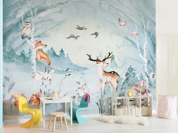 Fototapeet Animal Sleepover, Komar IAX7-0038