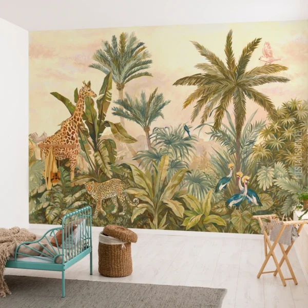 Fototapeet Tropical Vintage Garden, Komar IAX8-0005