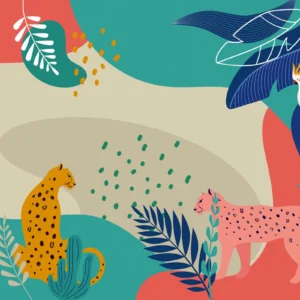 Fototapeet Jungle Rendezvous, Komar IAX8-0041