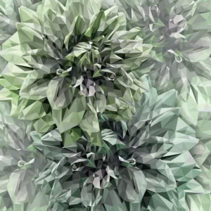 Fototapeet Emerald Flowers, Komar INX6-036