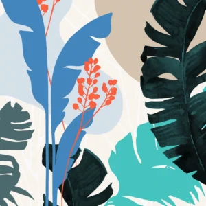 Fototapeet Tropical Shapes, Komar INX6-085
