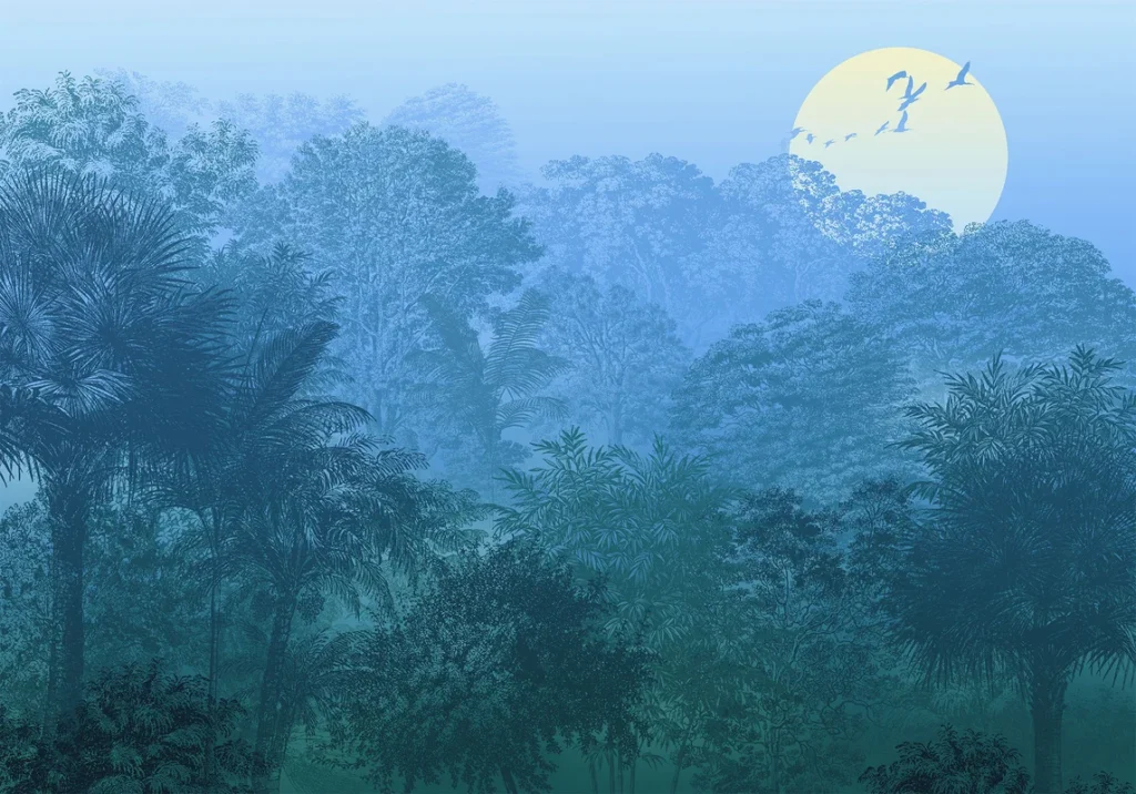 Fototapeet Deep in the Jungle, Komar INX8-052