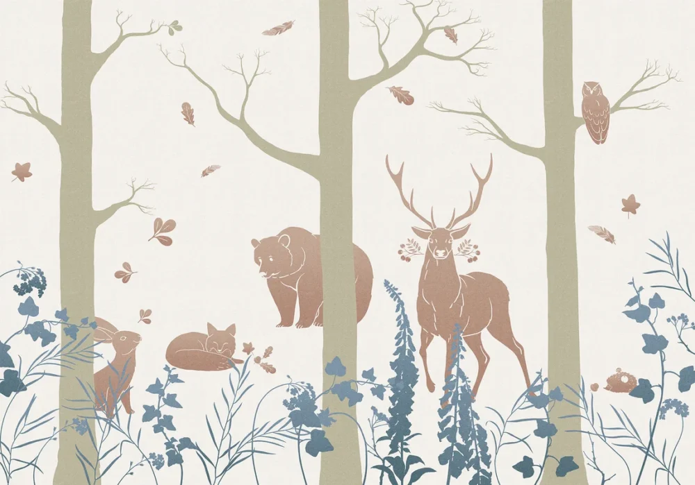 Fototapeet Komar INX8-065 - Forest Animals