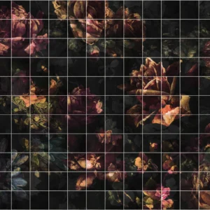 Fototapeet Tiles Flowers, Komar INX8-080
