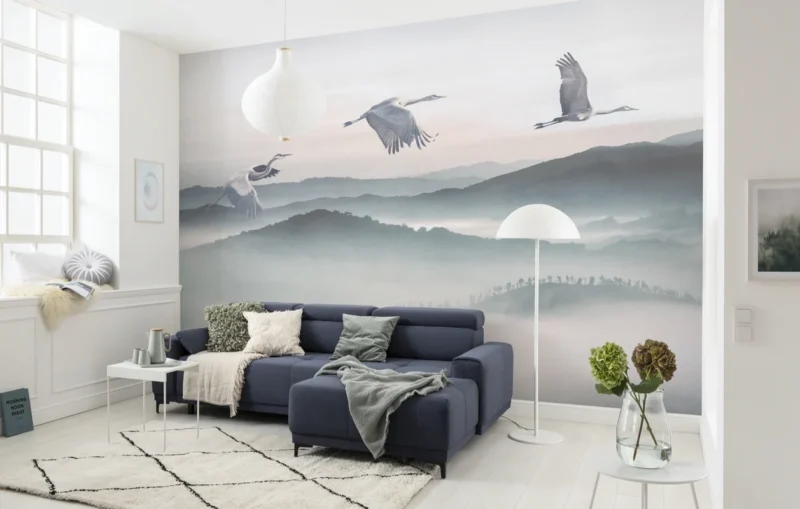 Fototapeet Mystic Cranes, Komar INX8-083