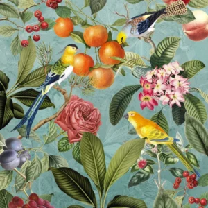 Fototapeet Birds and Berries, Komar LJX4-018