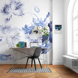 Fototapeet Blue Silhouettes, Komar X7-1093