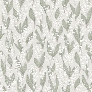 Обои Sandberg 479-18 Liljekonvalj Spring Green