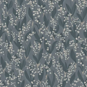 Tapeet Sandberg 479-56 Liljekonvalj Indigo Blue