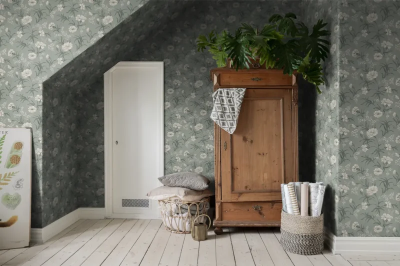 Обои Sandberg 832-38 Emilie Garden Green