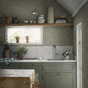 Tapeet Sandberg 838-38 Linnea Garden Green