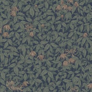 Tapeet Sandberg 838-76 Linnea Midnight Blue