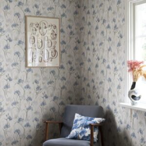 Tapeet Sandberg S10134 Iris sky blue