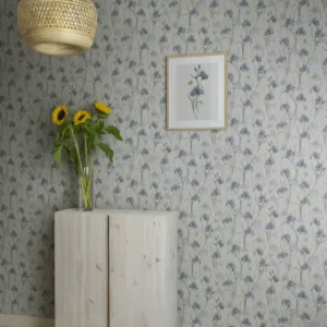 Tapeet Sandberg S10134 Iris sky blue