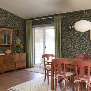 Tapeet Sandberg S10161 Huset i solen Charcoal