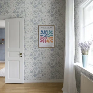 Tapeet Sandberg S10162 Karins bukett Sky Blue