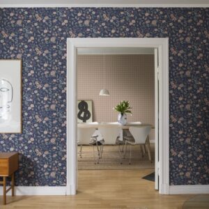 Tapeet Sandberg S10167 Till Karin midnight blue