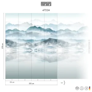 Tapeet Marburg Smart Art 47224 Foggy Mountains