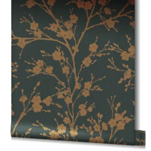 Tapeet Novamur Ivy 82317, kuldsed oksad