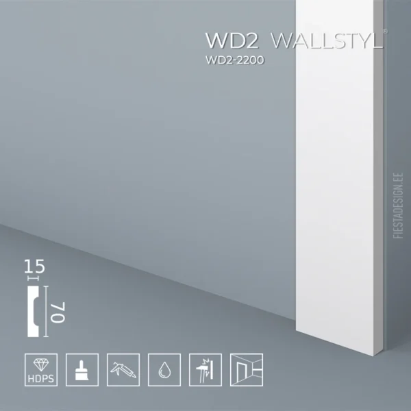 Piirdeliist WD2-2200 Wallstyl