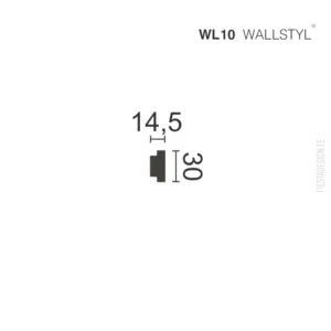 Seinaliist WL10 Wallstyl, 30×14.5 mm