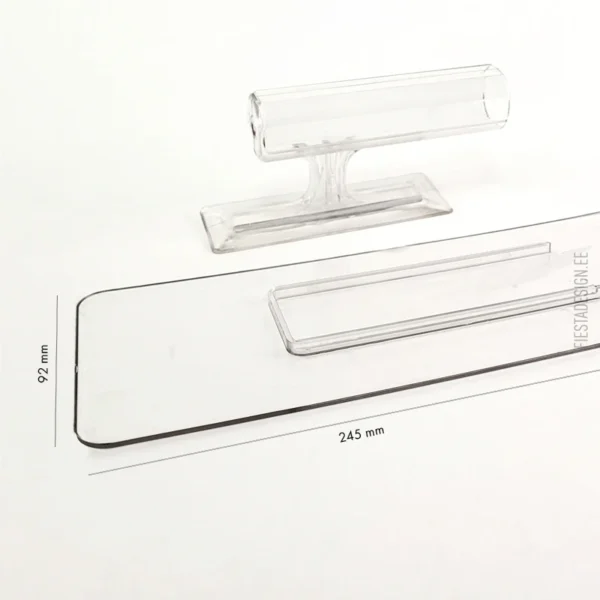 Кельма (прозрачный пластик) для нанесения жидких обоев